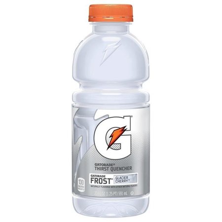 GATORADE Thirst Quencher, Glacier Cherry Flavor, 20 oz Bottle 4214